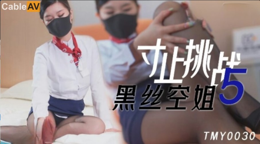 【天美传媒】寸止挑战 5黑丝空姐素人 海报