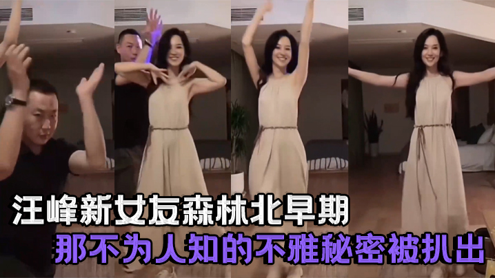 明星果然口味重，汪峰新女友森林北早期那不为人知的不雅秘密被扒出 海报