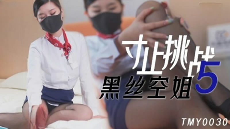 【天美传媒】【TMY0030】【寸止挑战5 黑丝空姐】 海报